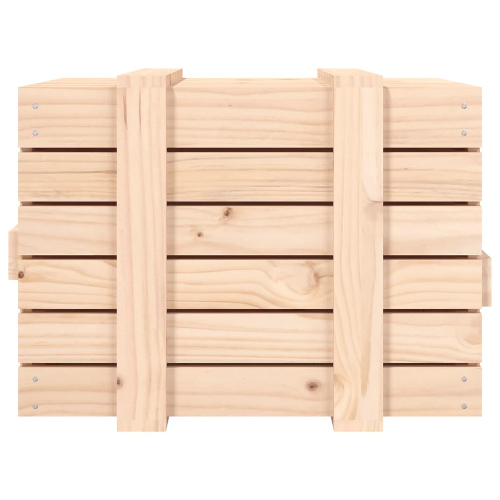 vidaXL Opbergbox 58x40,5x42 cm massief grenenhout