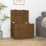 vidaXL Opbergbox 58x40,5x42 cm massief grenenhout