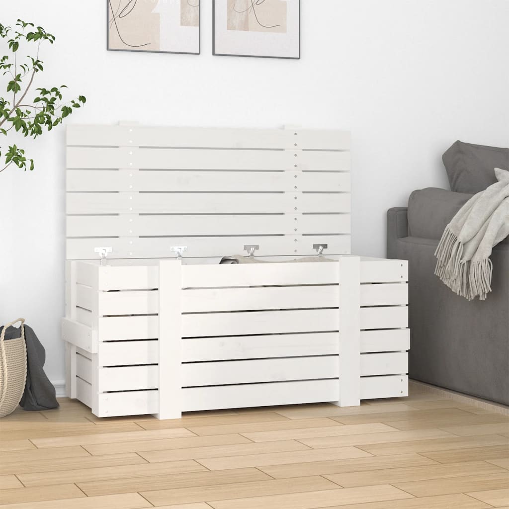 vidaXL Opbergbox 58x40,5x42 cm massief grenenhout
