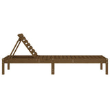 vidaXL Ligstoel 199,5x60x74 cm massief grenenhout