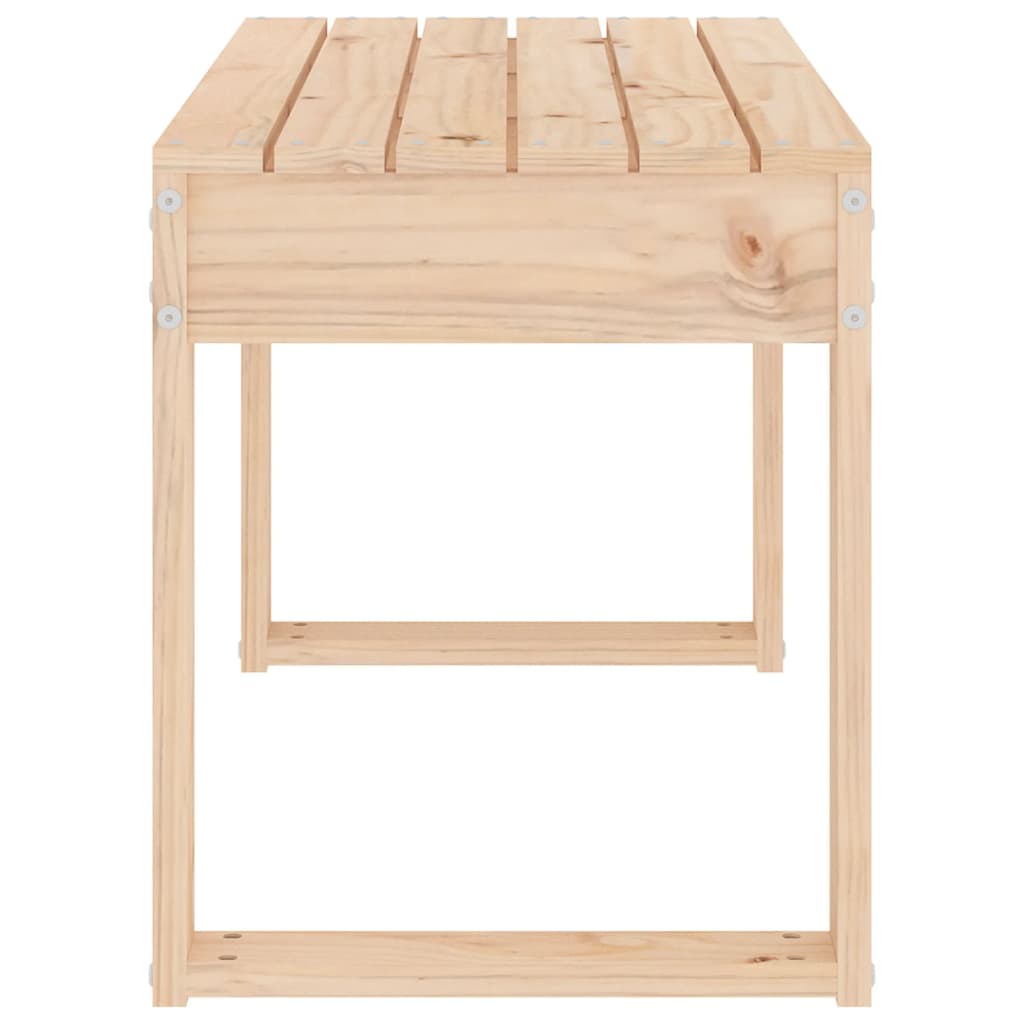 vidaXL Garden Bench 80x38x45 cm Solid Pine Wood