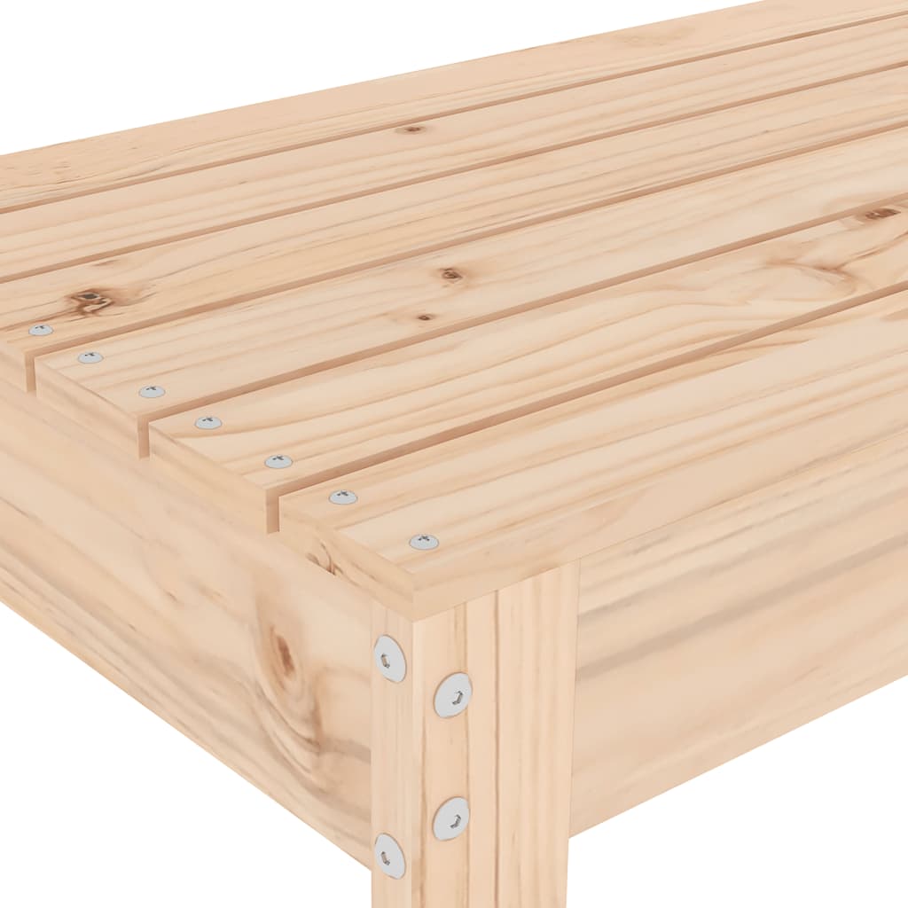 vidaXL Garden Bench 80x38x45 cm Solid Pine Wood