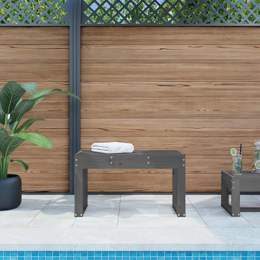 vidaXL Garden Bench 80x38x45 cm Solid Pine Wood
