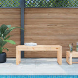 vidaXL Garden Bench 80x38x45 cm Solid Pine Wood