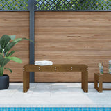 vidaXL Garden Bench 80x38x45 cm Solid Pine Wood