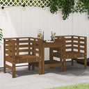 vidaXL Tuinstoelen 2 st 61,5x53x71 cm massief grenenhout