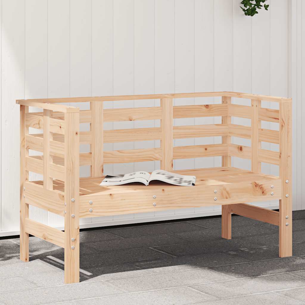 vidaXL Tuinbankje 111,5x53x71 cm massief grenenhout