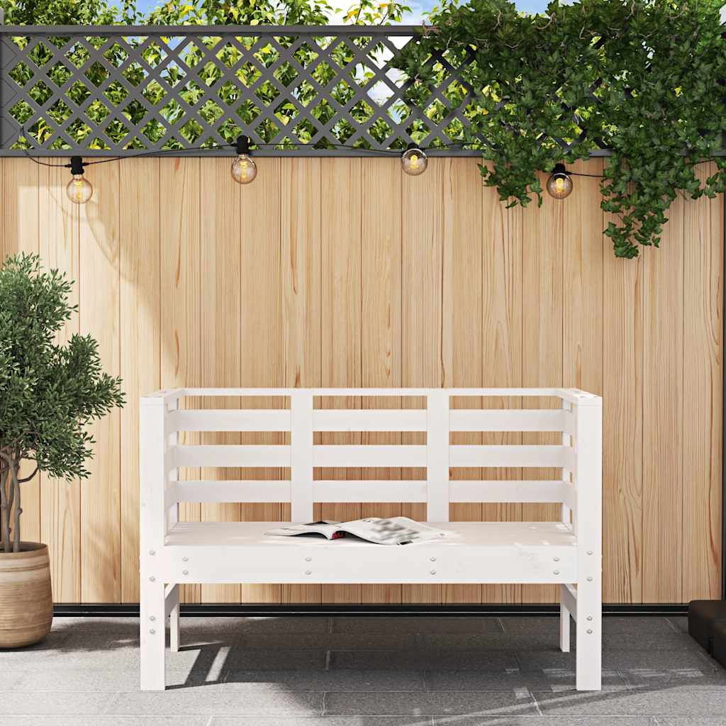 vidaXL Tuinbankje 111,5x53x71 cm massief grenenhout