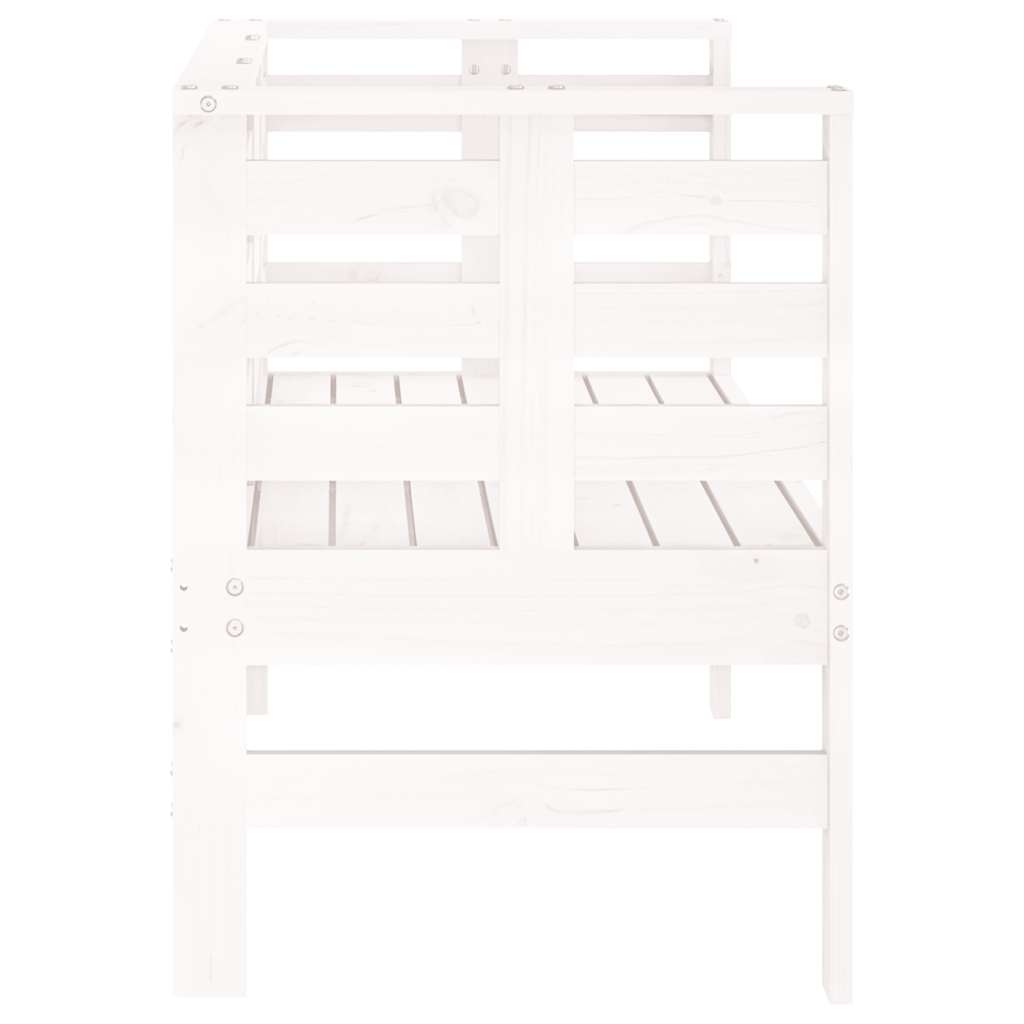 vidaXL Tuinbankje 111,5x53x71 cm massief grenenhout