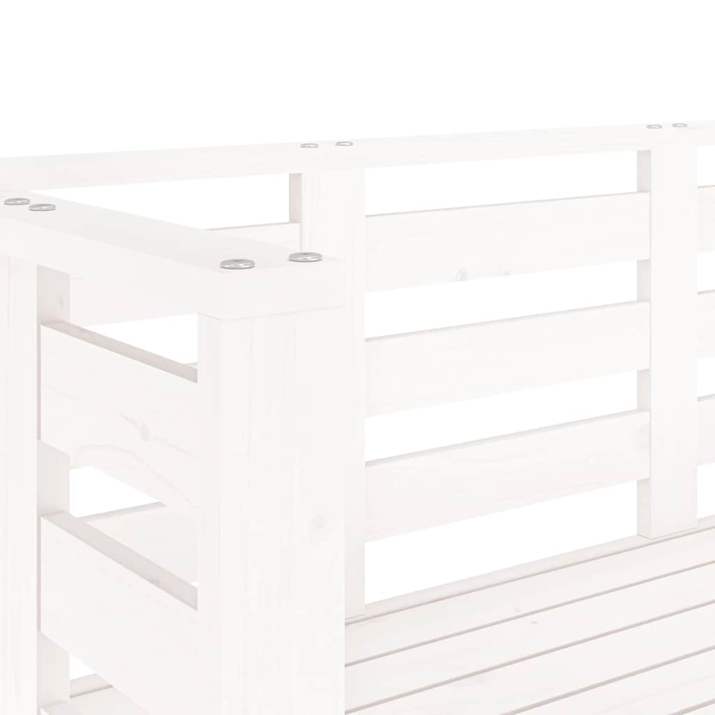 vidaXL Tuinbankje 111,5x53x71 cm massief grenenhout