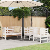 vidaXL 3-delige Loungeset massief grenenhout