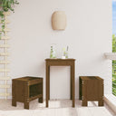 vidaXL tuinkrukken 2 st 40x36x45 cm massief grenenhout wit