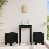 vidaXL tuinkrukken 2 st 40x36x45 cm massief grenenhout wit