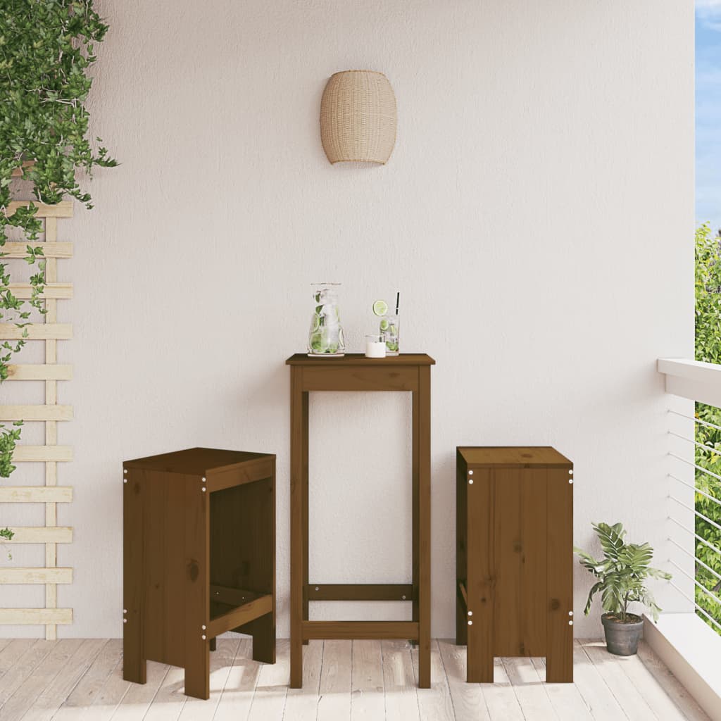 vidaXL tuinkrukken 2 st 40x36x45 cm massief grenenhout wit