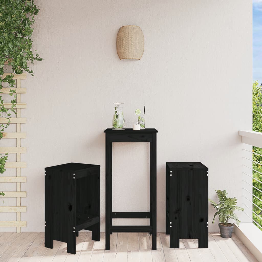 vidaXL tuinkrukken 2 st 40x36x45 cm massief grenenhout wit