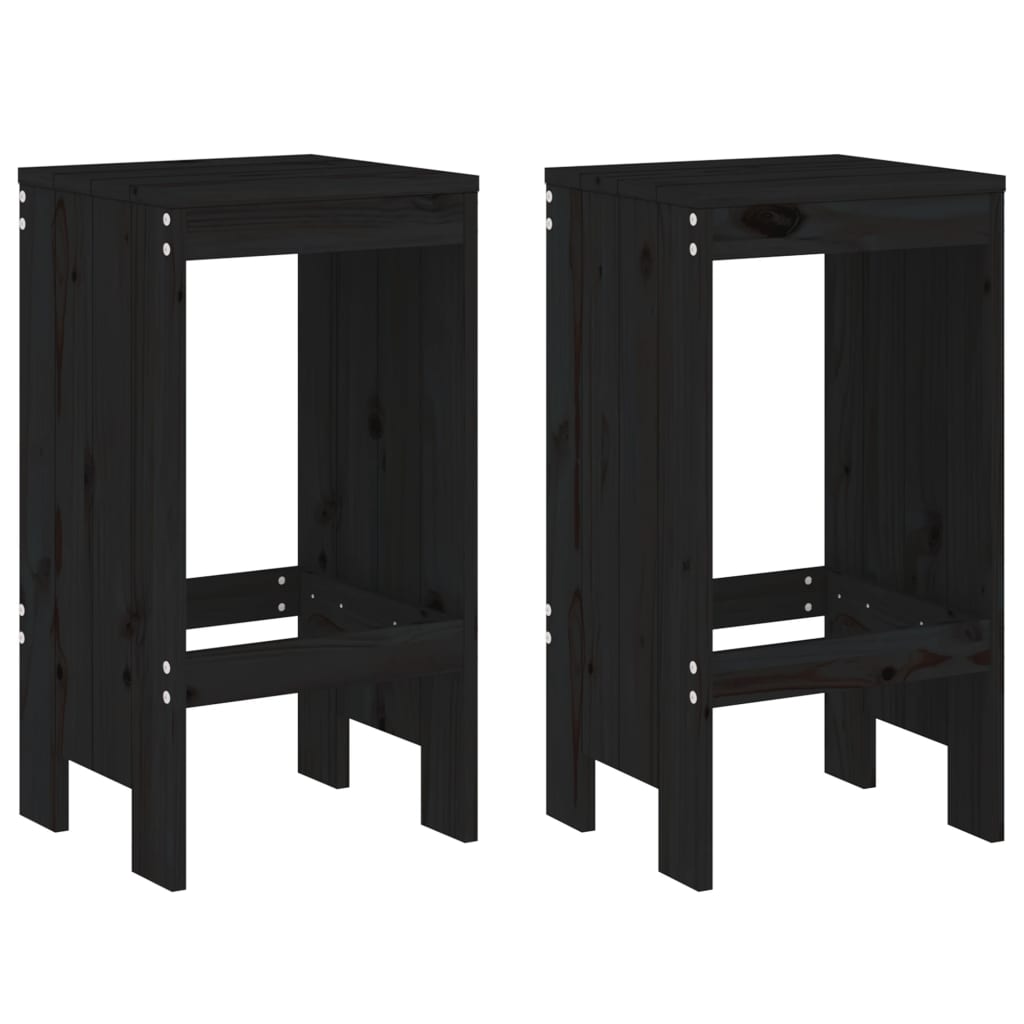 vidaXL tuinkrukken 2 st 40x36x45 cm massief grenenhout wit