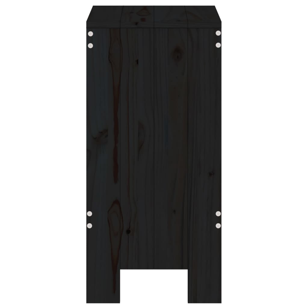 vidaXL tuinkrukken 2 st 40x36x45 cm massief grenenhout wit