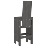 vidaXL Barkrukken 2 st 40x42x120 cm massief grenenhout