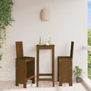 vidaXL Barkrukken 2 st 40x42x120 cm massief grenenhout