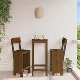 vidaXL Barkrukken 2 st 40x42x120 cm massief grenenhout