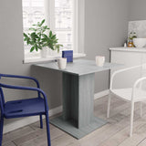 vidaXL Eettafel 80x80x75 cm bewerkt hout wit