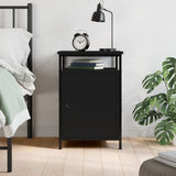 vidaXL Nightstand 40x42x60 cm engineered wood black