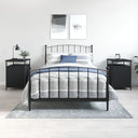 vidaXL Nightstand 40x42x60 cm engineered wood black