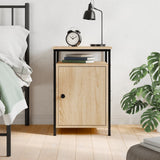 vidaXL Nightstand 40x42x60 cm engineered wood black