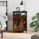 vidaXL Nightstand 40x42x60 cm engineered wood black