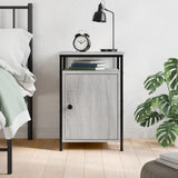 vidaXL Nightstand 40x42x60 cm engineered wood black