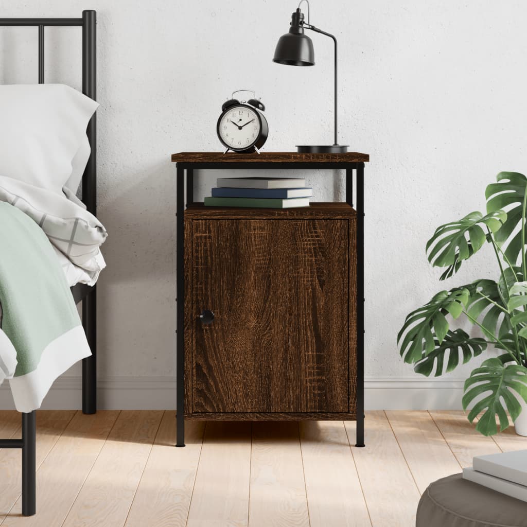 vidaXL Nightstand 40x42x60 cm engineered wood black
