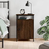 vidaXL Nightstand 40x42x60 cm engineered wood black