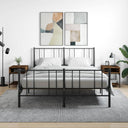 vidaXL Nightstand 40x41x50 cm engineered wood black