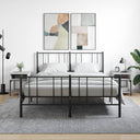 vidaXL Nightstand 40x41x50 cm engineered wood black