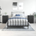 vidaXL Nightstand 40x36x60 cm engineered wood black