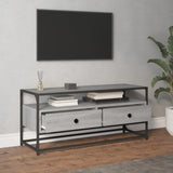 vidaXL Tv-meubel 100x35x45 cm bewerkt hout zwart