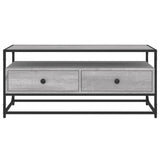 vidaXL Tv-meubel 100x35x45 cm bewerkt hout zwart