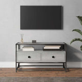 vidaXL Tv-meubel 100x35x45 cm bewerkt hout zwart