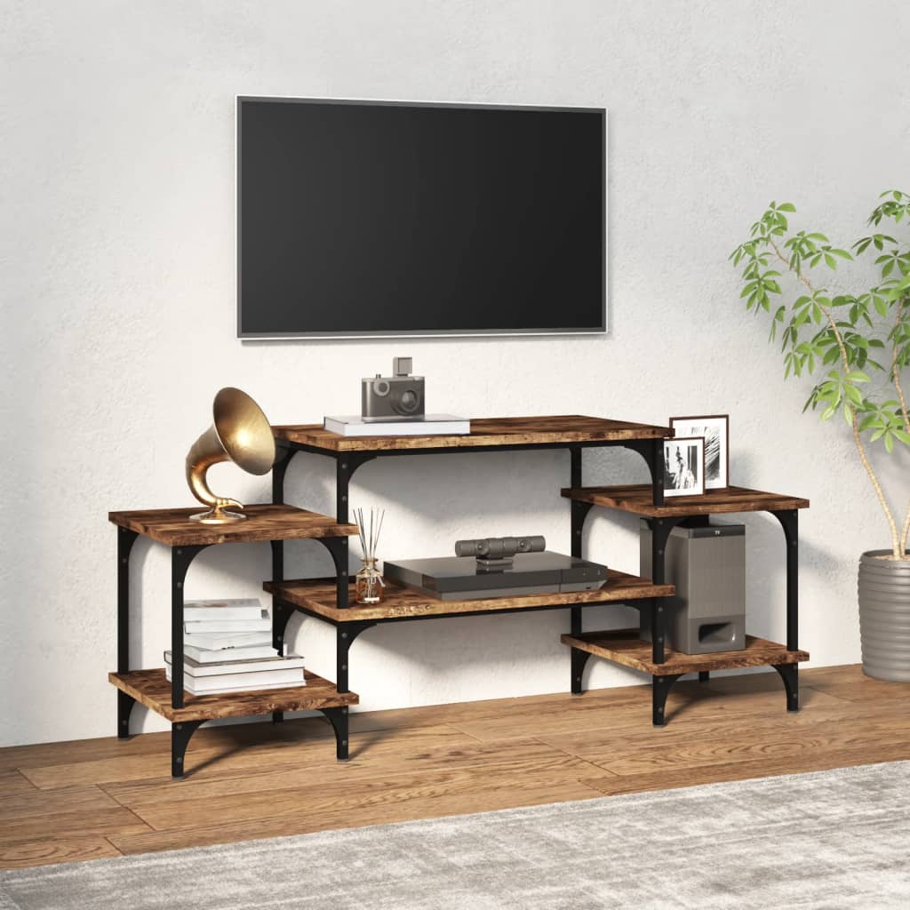 vidaXL Tv-meubel 117x35x52 cm bewerkt hout sonoma eikenkleurig