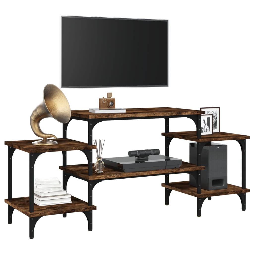 vidaXL Tv-meubel 117x35x52 cm bewerkt hout sonoma eikenkleurig
