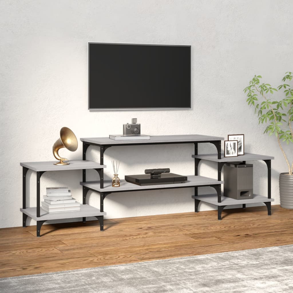 vidaXL Tv-meubel 117x35x52 cm bewerkt hout sonoma eikenkleurig