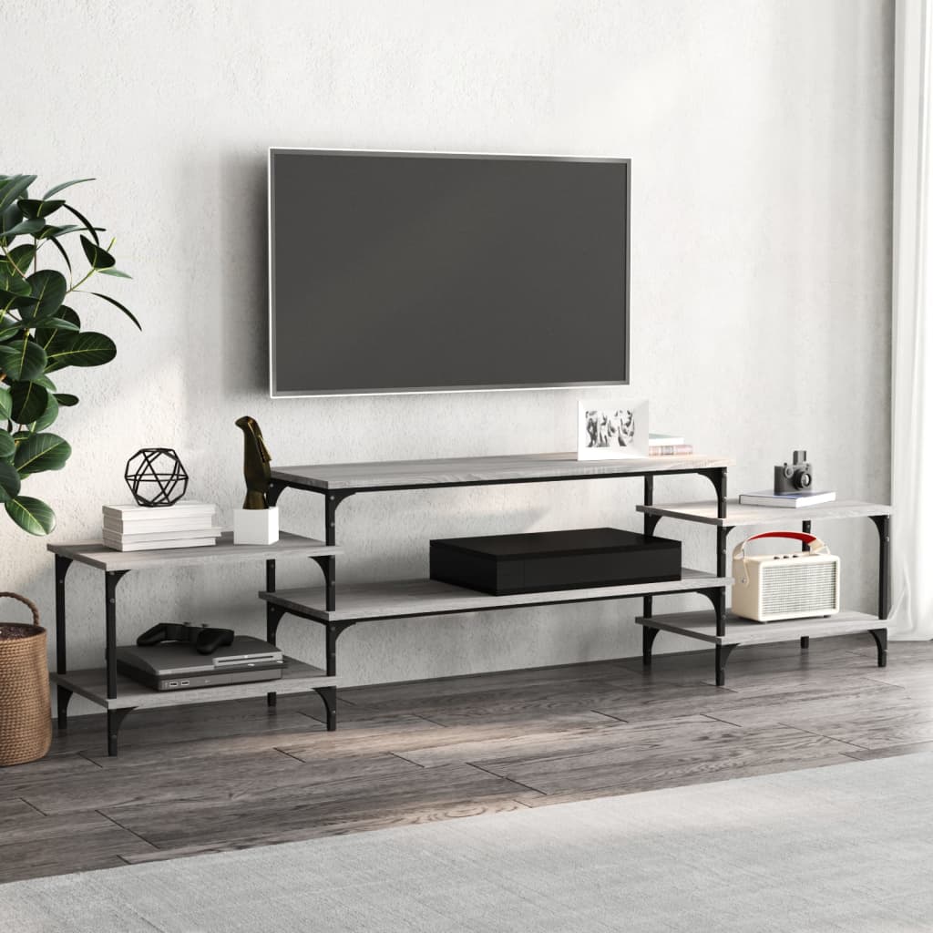 vidaXL Tv-meubel 117x35x52 cm bewerkt hout sonoma eikenkleurig