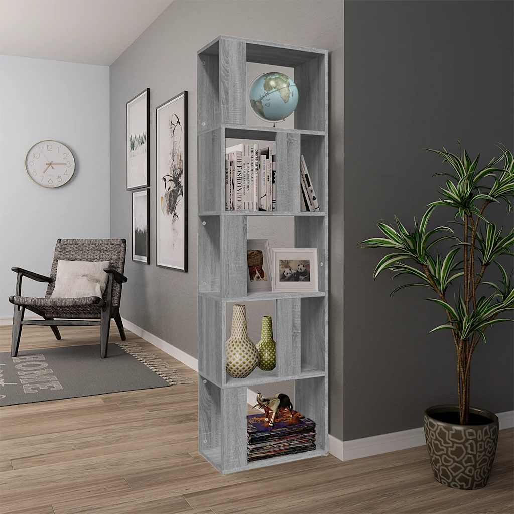 vidaXL Boekenkast/kamerscherm 45x24x159 cm bewerkt hout wit