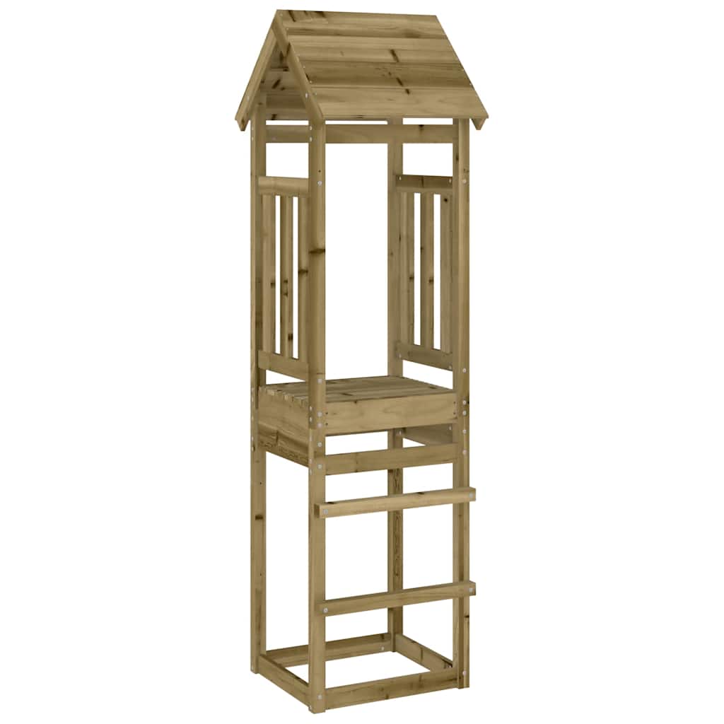vidaXL Speeltoren 52,5x46,5x206,5 cm massief douglashout