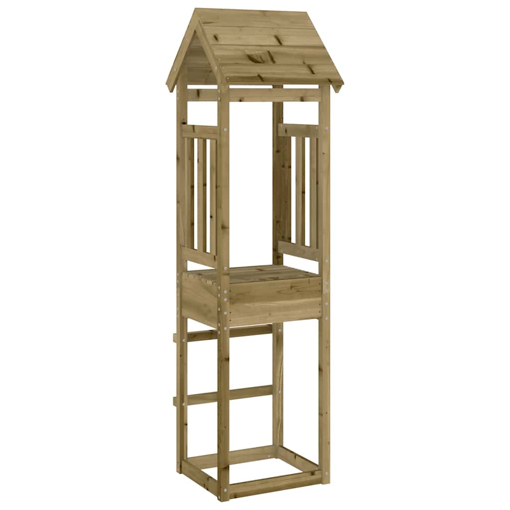 vidaXL Speeltoren 52,5x46,5x206,5 cm massief douglashout