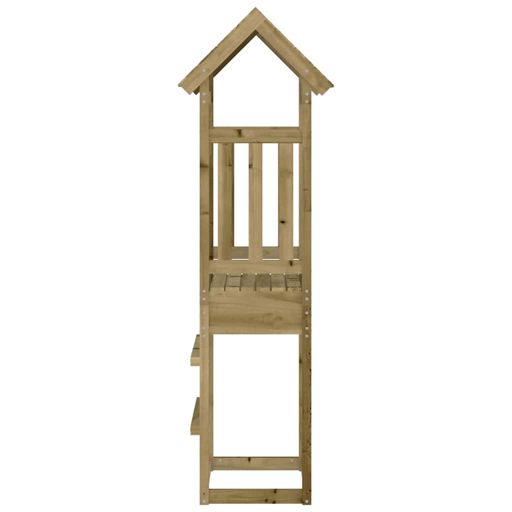vidaXL Speeltoren 52,5x46,5x206,5 cm massief douglashout