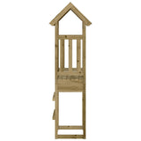 vidaXL Speeltoren 52,5x46,5x206,5 cm massief douglashout