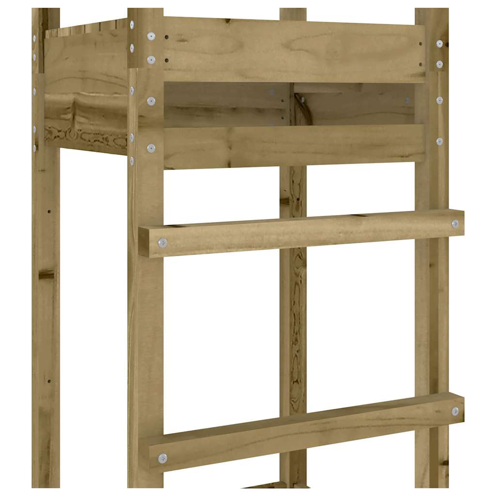 vidaXL Speeltoren 52,5x46,5x206,5 cm massief douglashout