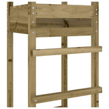 vidaXL Speeltoren 52,5x46,5x206,5 cm massief douglashout