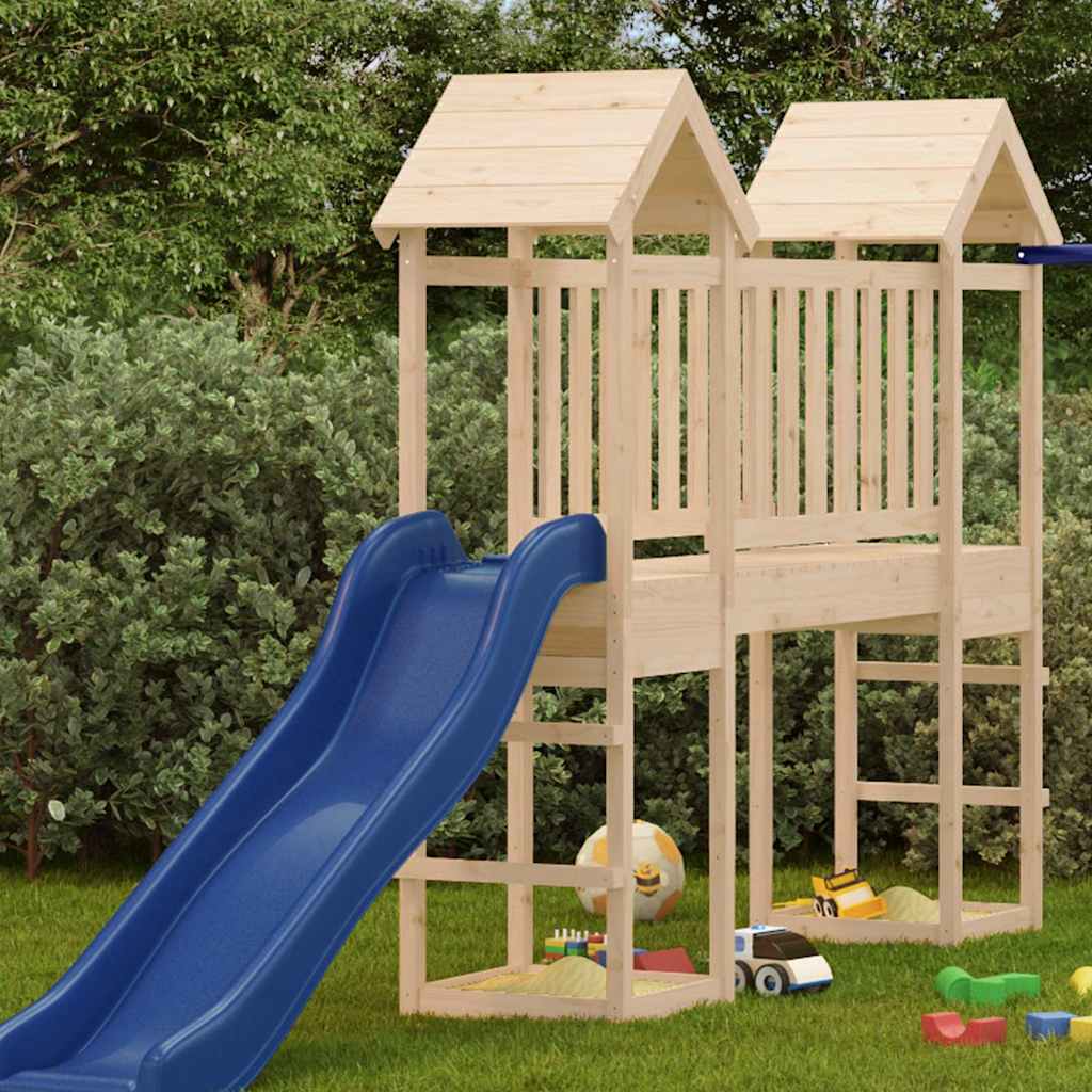 vidaXL Speeltoren 53x46,5x194 cm geïmpregneerd grenenhout